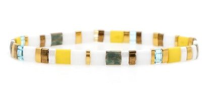 Bibie™ Kindred Japanese Tila Bead Bracelet