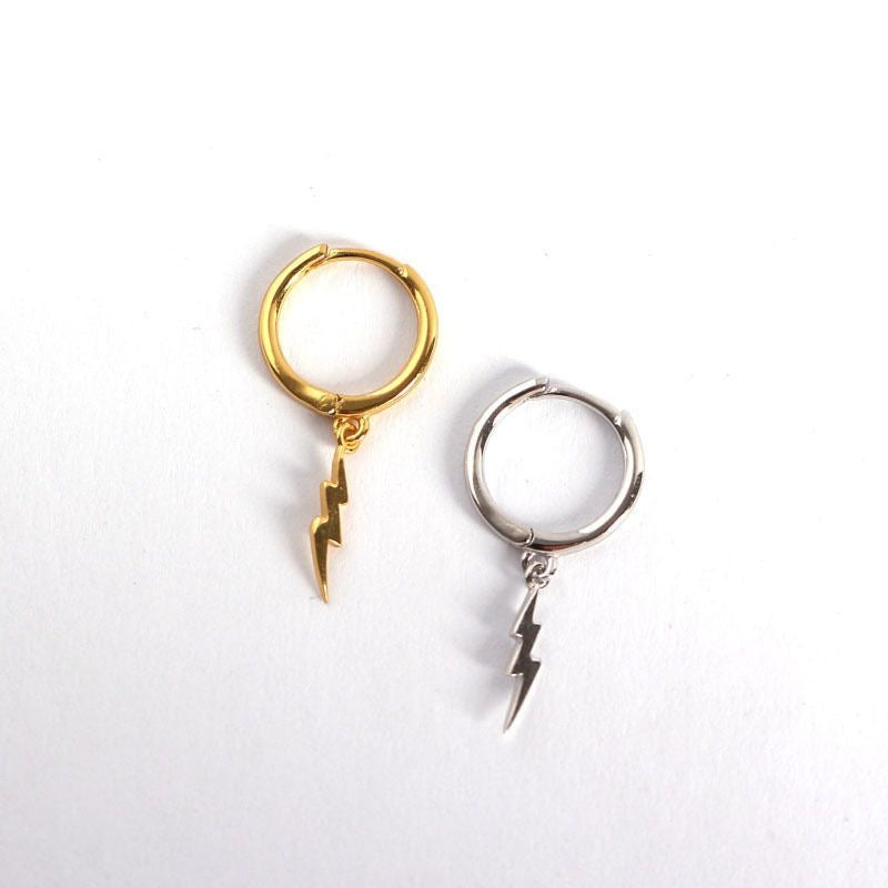 ZarZar – Sterling Silver & Gold Vermeil Huggie Earrings