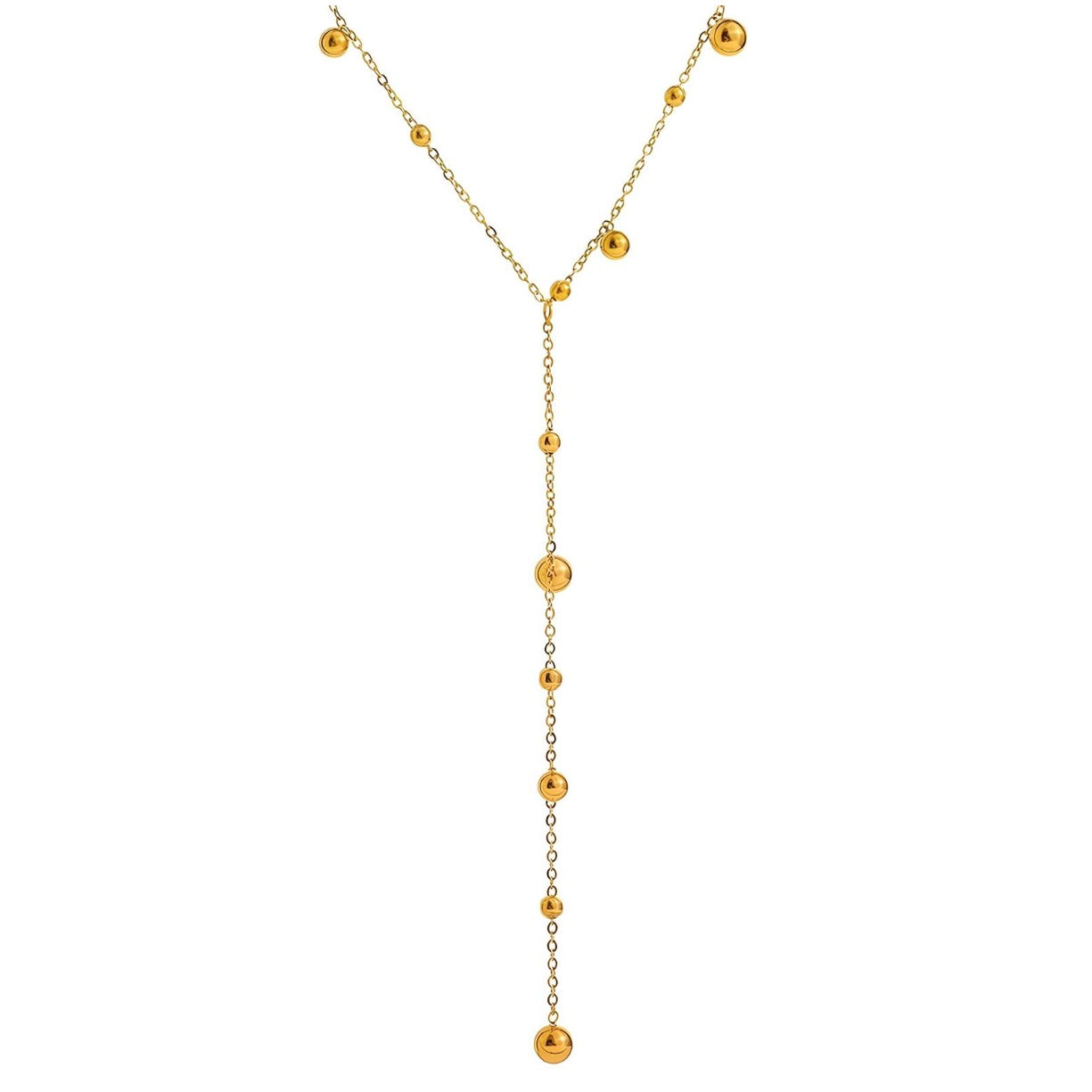 Bora – Bibie™ Stainless Steel Necklace with Extender Chain (Gold or Silver)