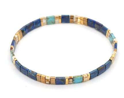 Kindred Japanese Tila Bead Bracelet