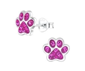 Della – Sterling Silver Stud Earrings (10–12mm) | Bibie™
