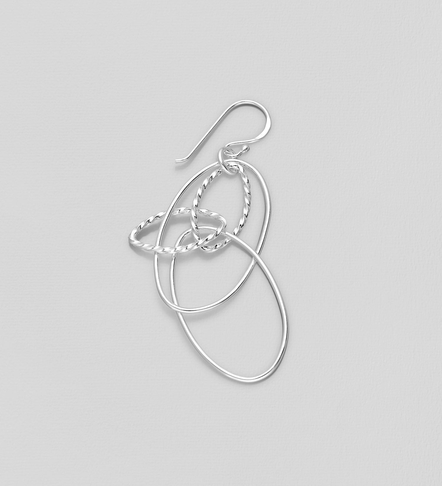 Alexandra – Bibie™ Sterling Silver Hook Earrings