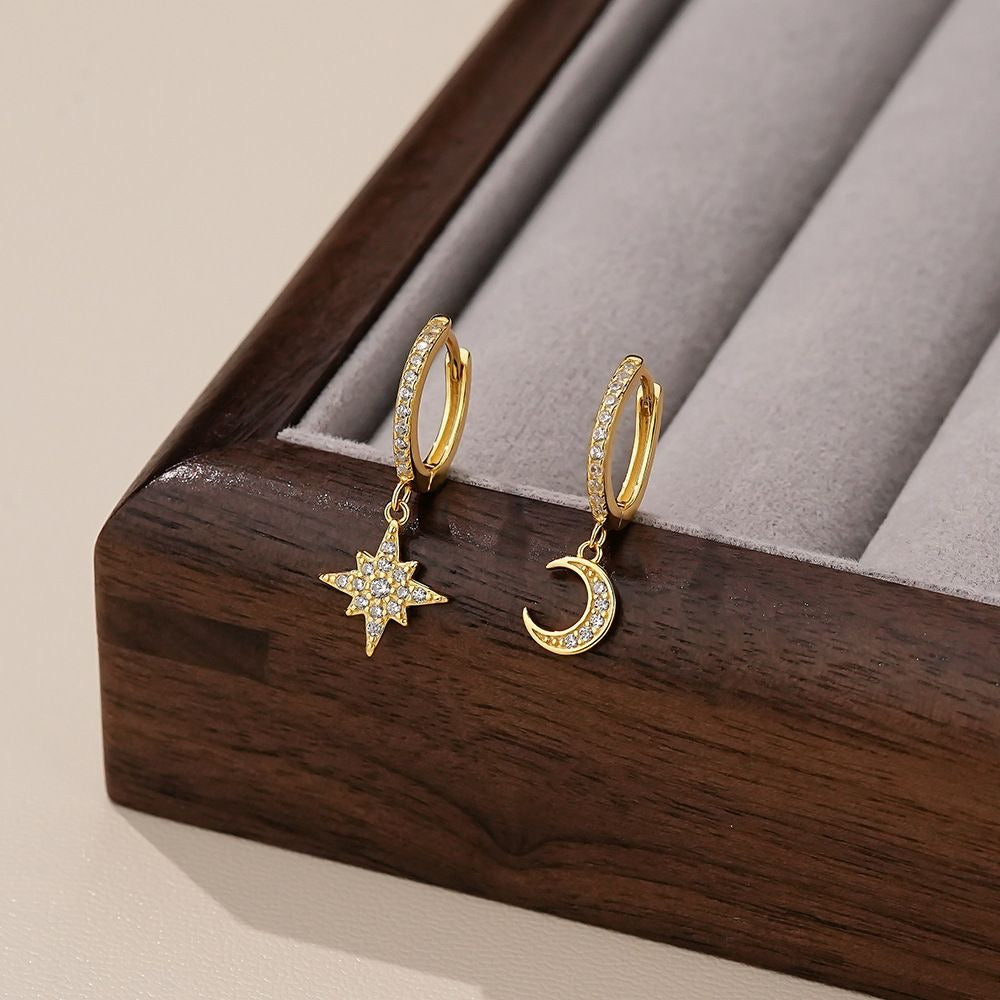 ZarZar – Sterling Silver & Gold Vermeil Huggie Earrings | Bibie™