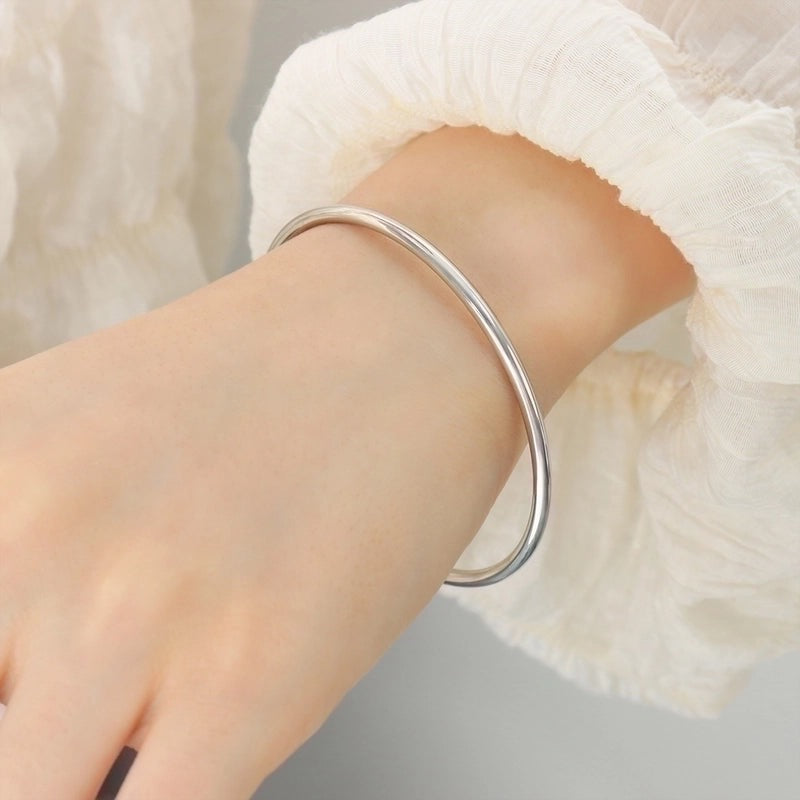 Bertha – Waterproof Gold/Silver Solid Bangle | Bibie™