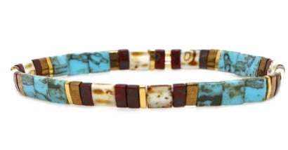 Bibie™ Kindred Japanese Tila Bead Bracelet