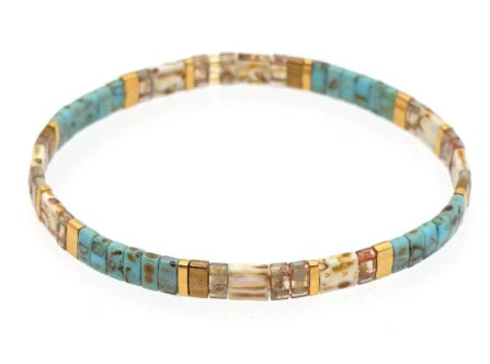 Kindred Japanese Tila Bead Bracelet