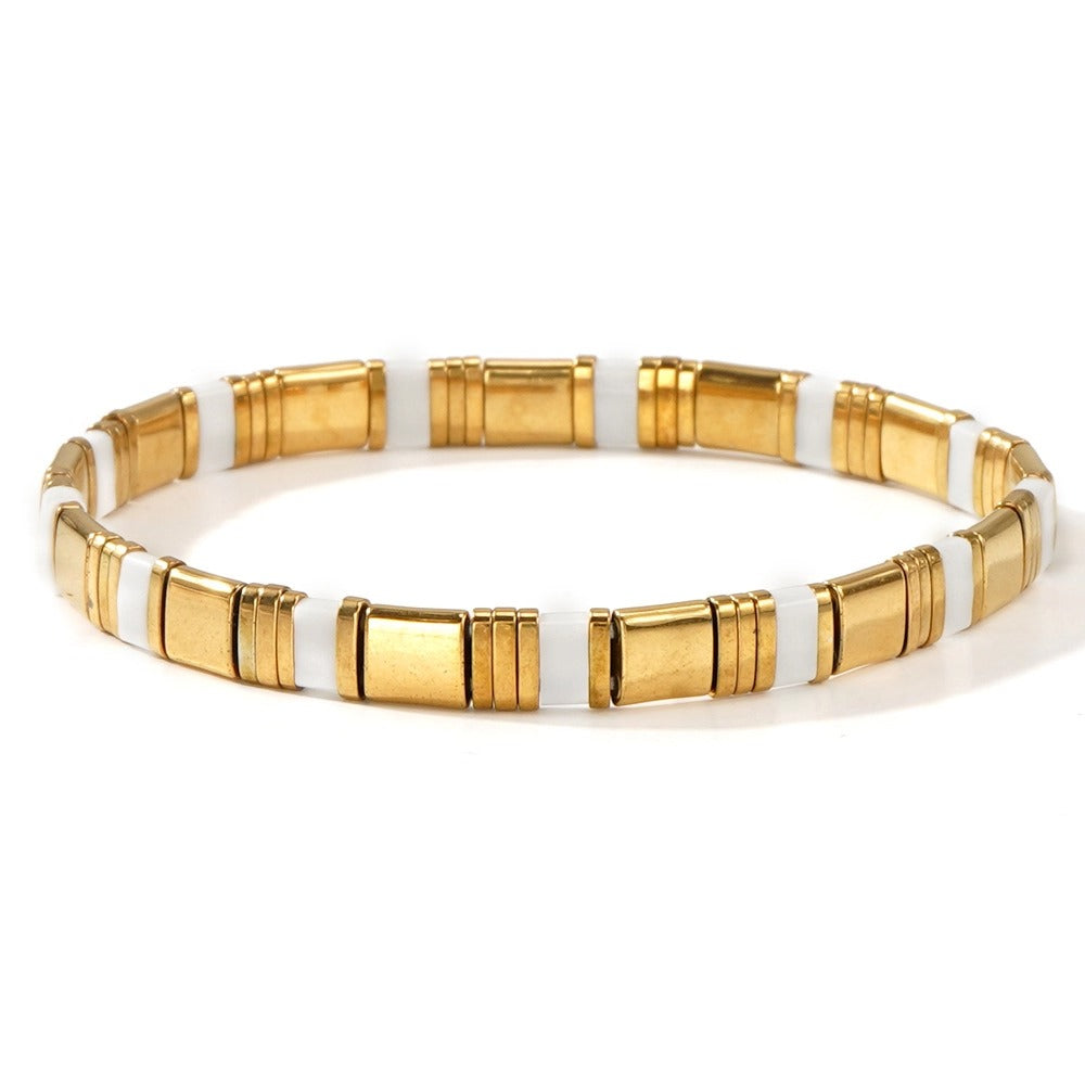 Kindred Japanese Tila Bead Bracelet