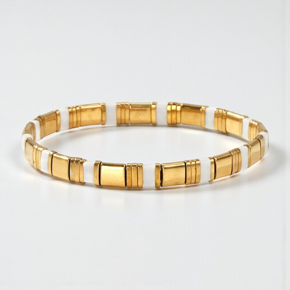 Kindred Japanese Tila Bead Bracelet