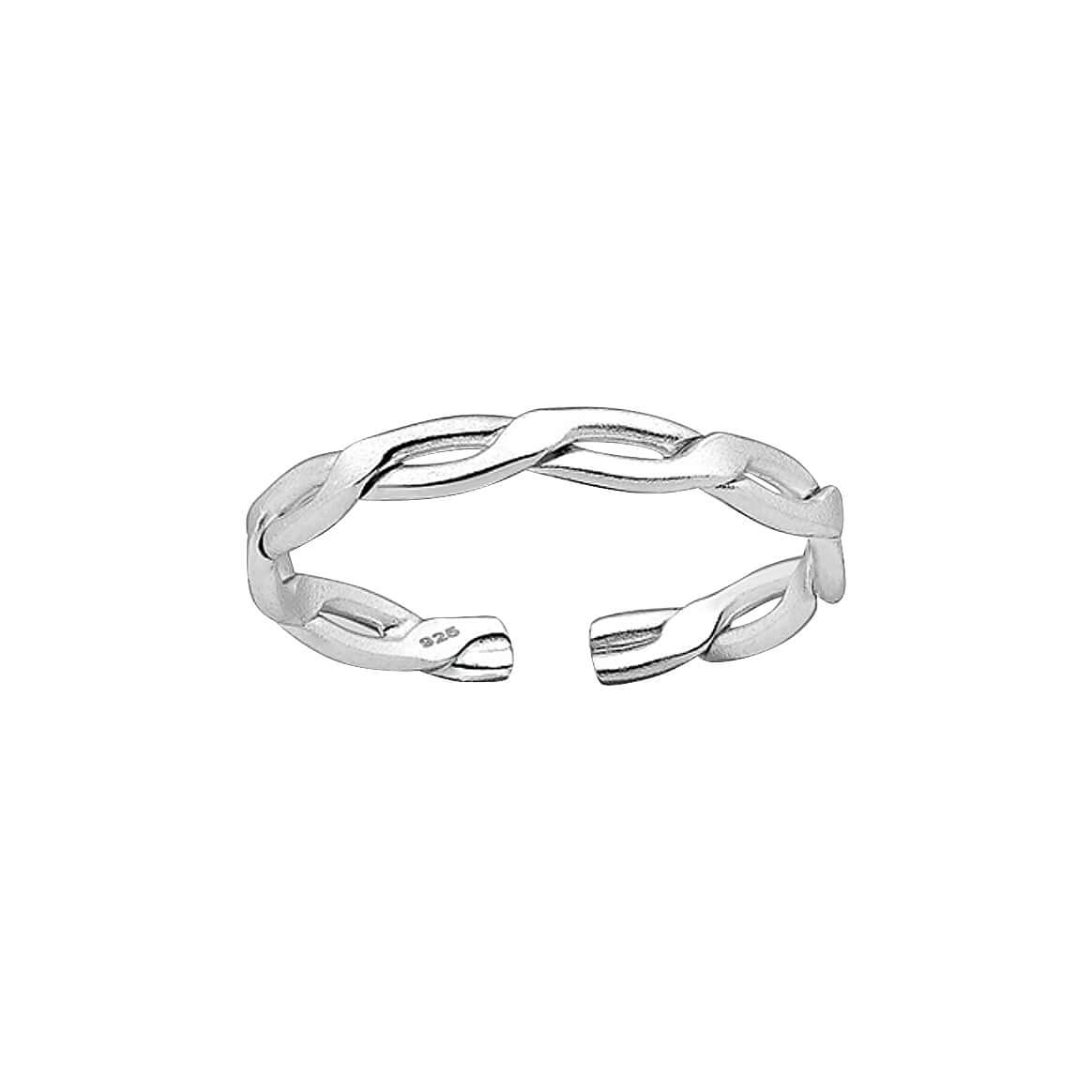 Martha – Sterling Silver Adjustable Toe Rings (Set of 4 Designs) | Bibie™