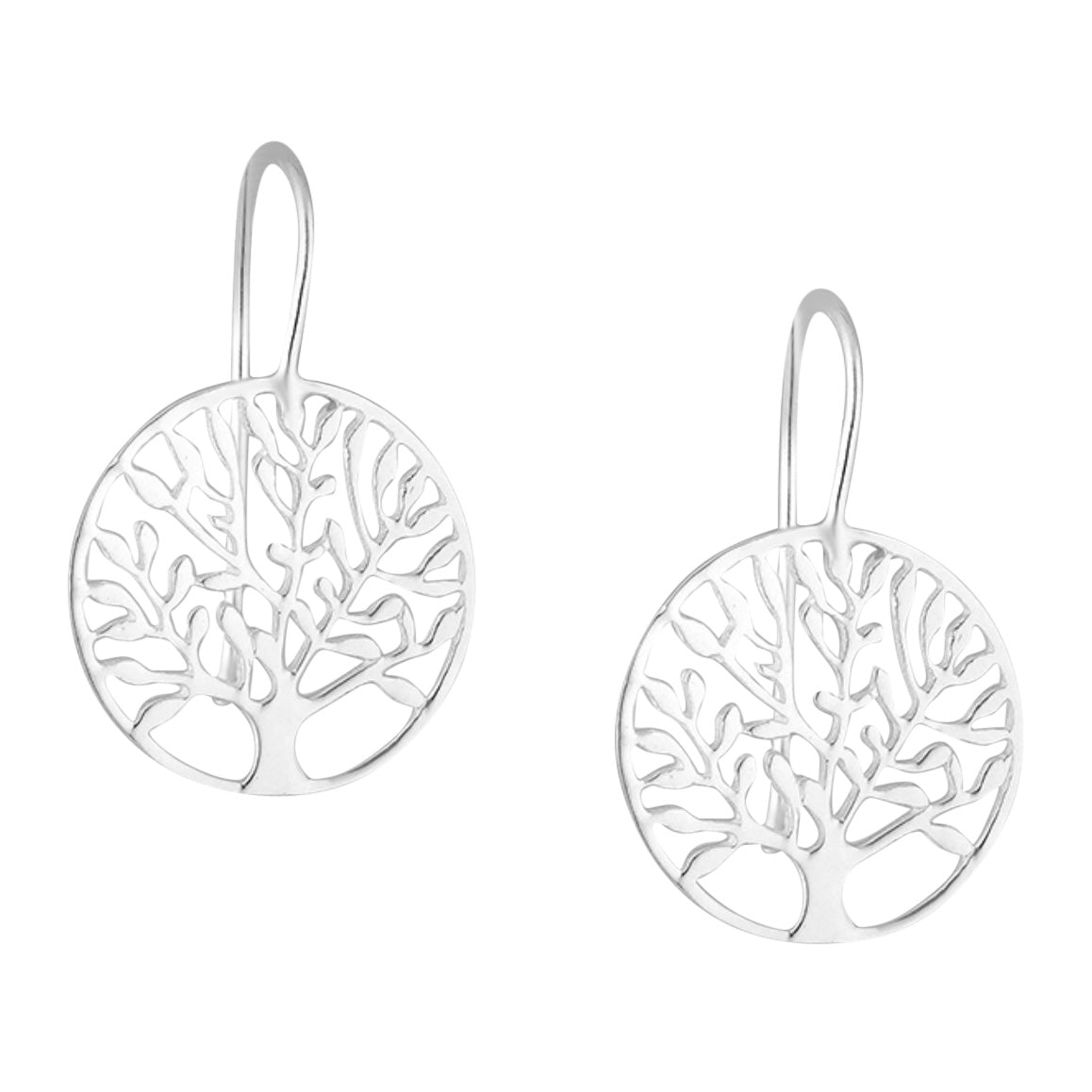 Anrea – Bibie™ Sterling Silver Tree of Life Drop Earrings
