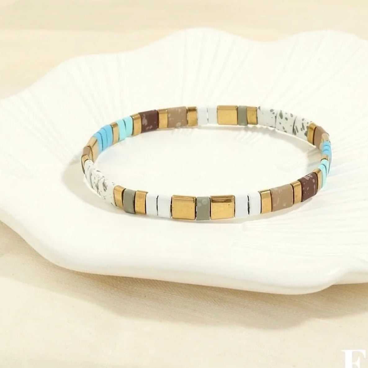 Kindred Japanese Tila Bead Bracelet
