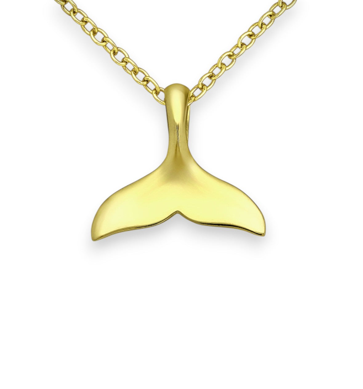 Beada – 925 Sterling Silver Whale Tail Necklace
