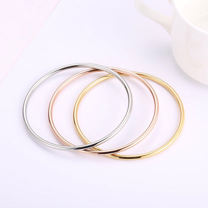 Bertha – Waterproof Gold/Silver Solid Bangle | Bibie™