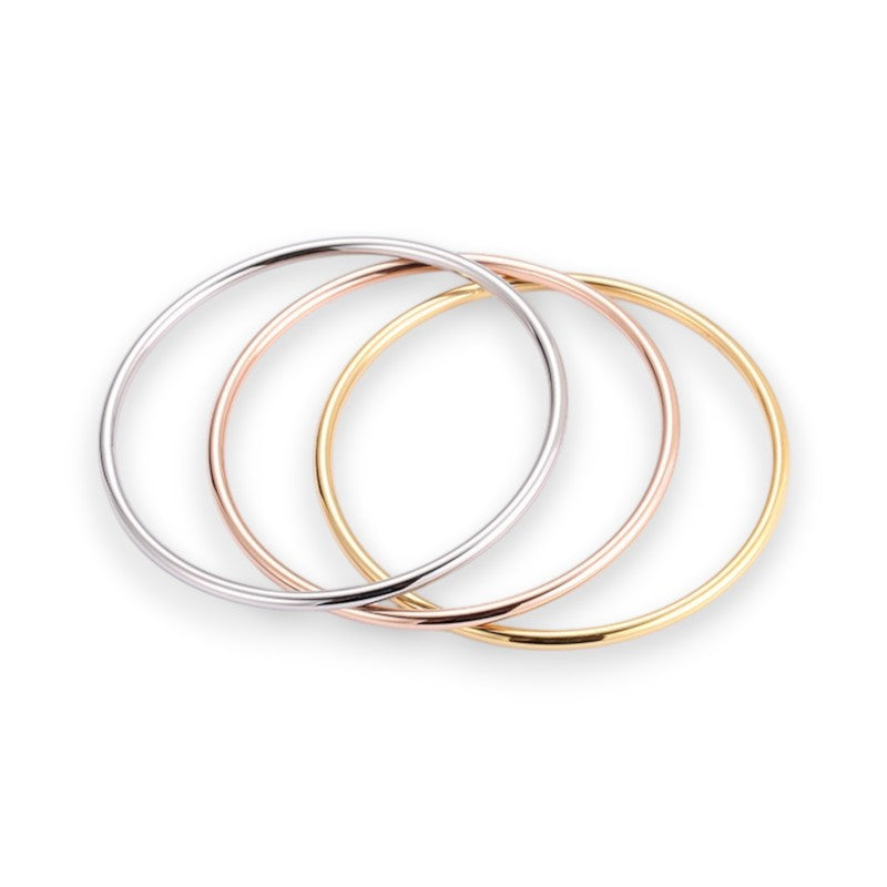 Bertha – Waterproof Gold/Silver Solid Bangle