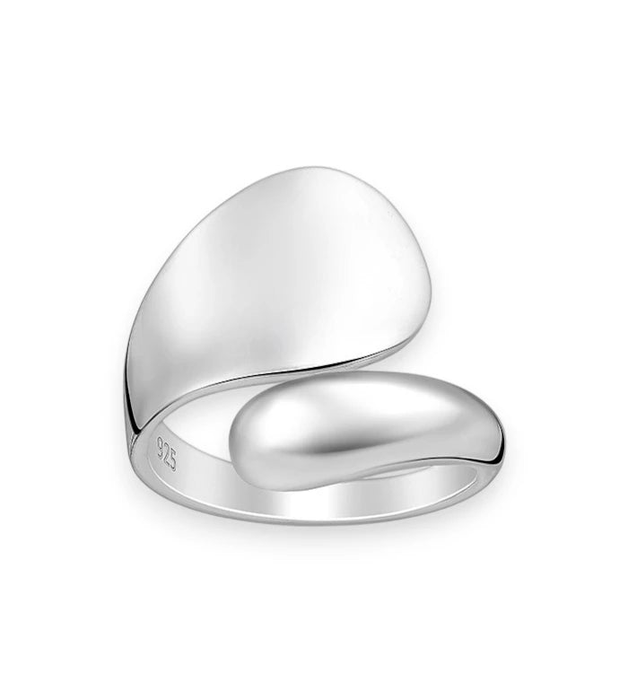 Savian – Sterling Silver Adjustable  Statement Ring