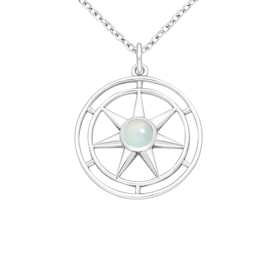 Nandi – Sterling Silver Star Pendant with Gemstones | Bibie™