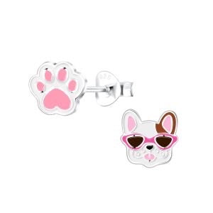 Della – Sterling Silver Stud Earrings (10–12mm) | Bibie™