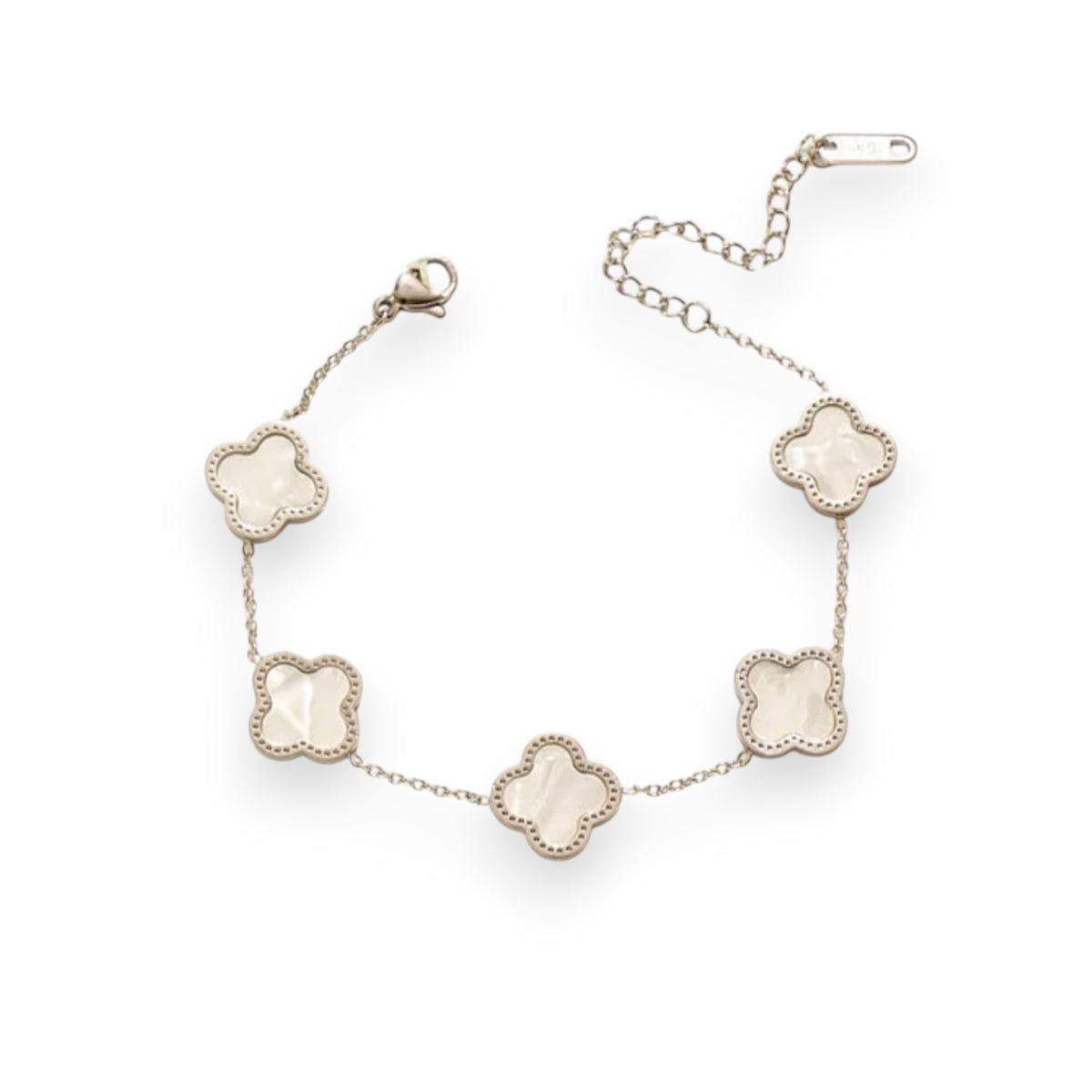 Tapi – Waterproof Clover Enamel Bracelet in Gold