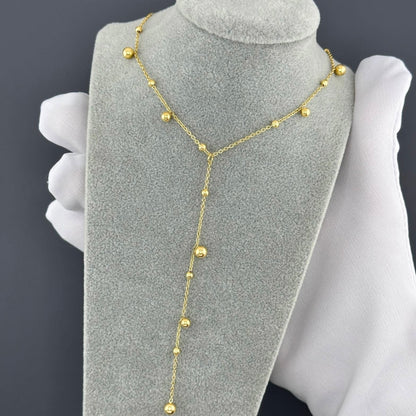 Bora – Bibie™ Stainless Steel Necklace with Extender Chain (Gold or Silver)