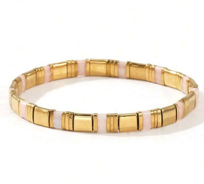 Bibie™ Kindred Japanese Tila Bead Bracelet