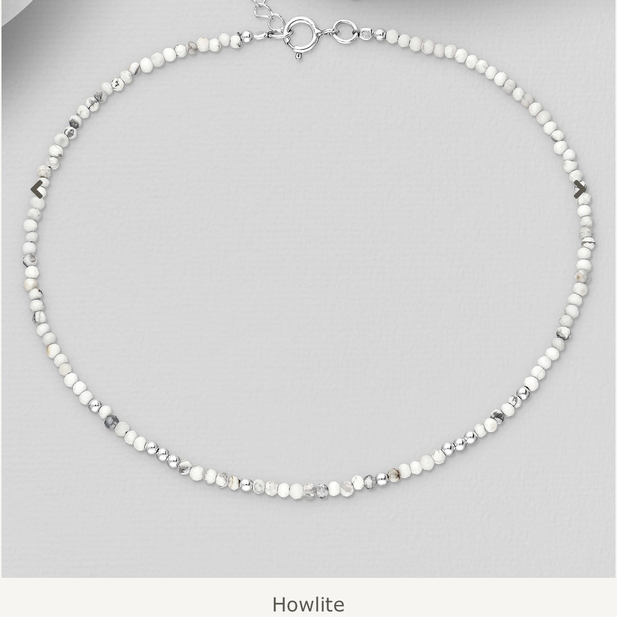Kiera – Sterling Silver Anklet in Silver or Gold Vermeil | Bibie™