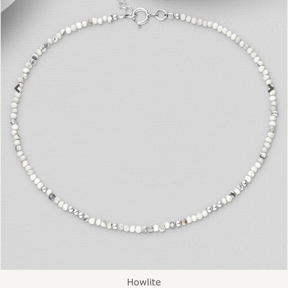 Kiera – Sterling Silver Anklet in Silver or Gold Vermeil | Bibie™