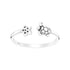 Silver Adjustable Ring with Turtle and star