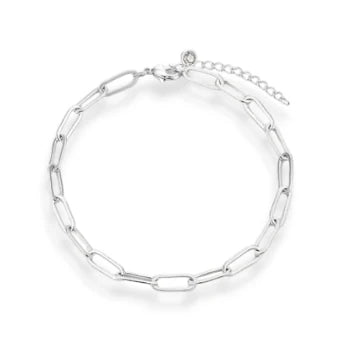 Ellie – Stainless Steel, Anti Tarnish and Waterproof Paperclip Bracelet in Gold or Silver