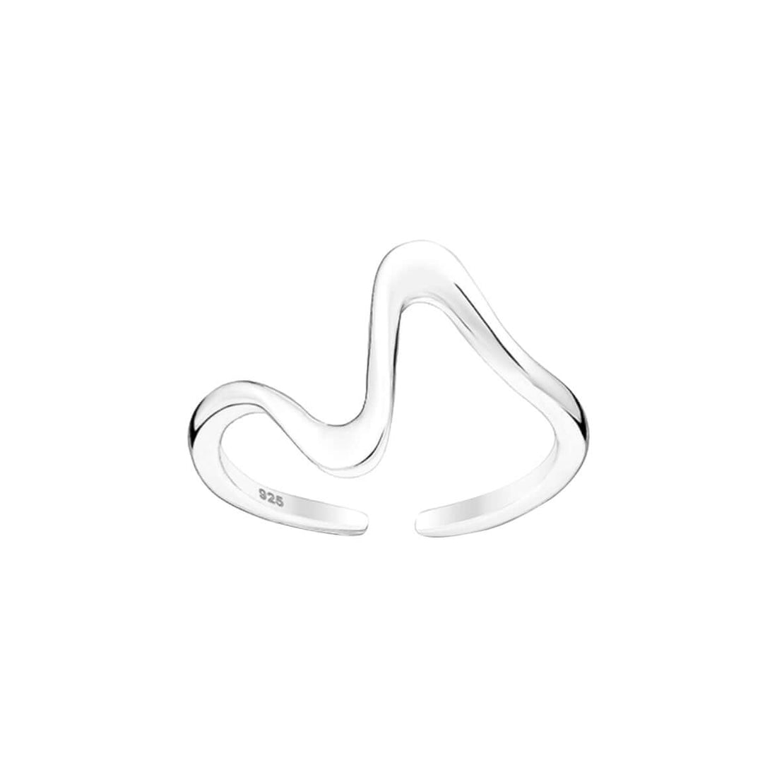 Martha – Sterling Silver Adjustable Toe Rings (Set of 4 Designs)