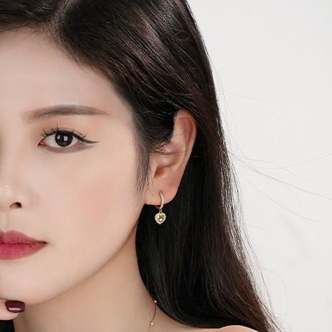 ZarZar – Sterling Silver &amp; Gold Vermeil Huggie Earrings | Bibie™