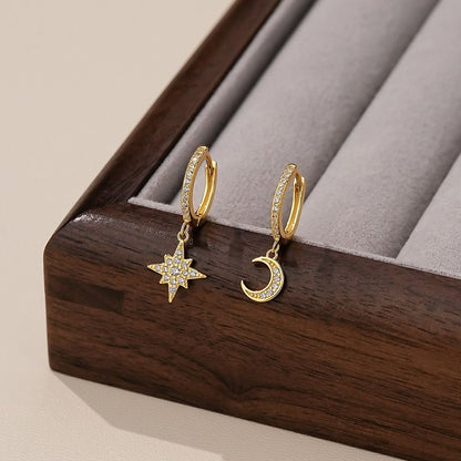 ZarZar – Sterling Silver &amp; Gold Vermeil Huggie Earrings | Bibie™