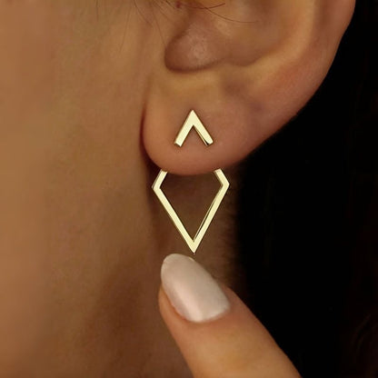 Beatty Silver Stud Earrings2