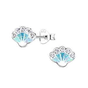 Della – Sterling Silver Stud Earrings (10–12mm) | Bibie™