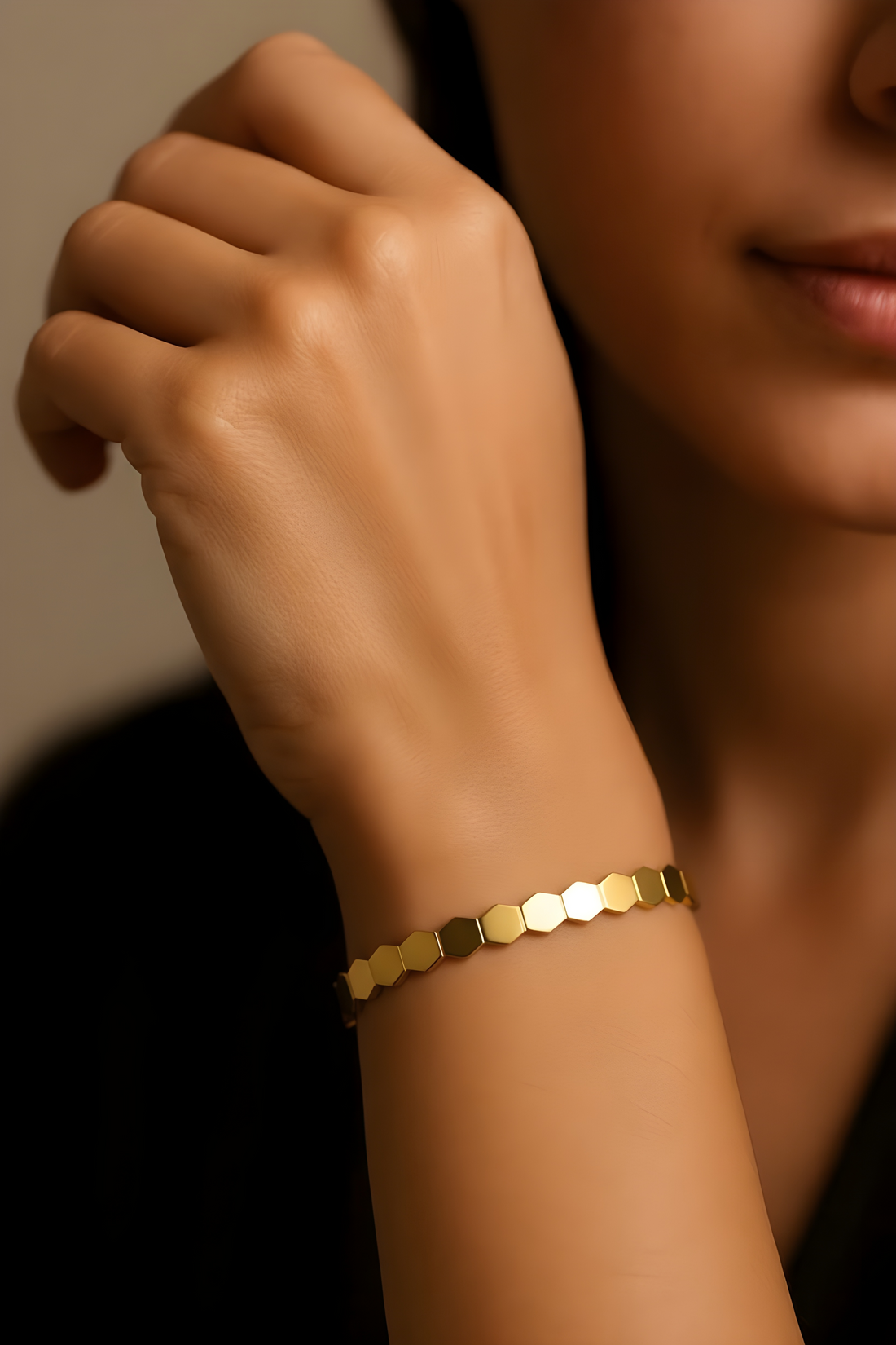 Marnie – Waterproof Chunky Link Bracelet in Gold or Silver | Bibie™