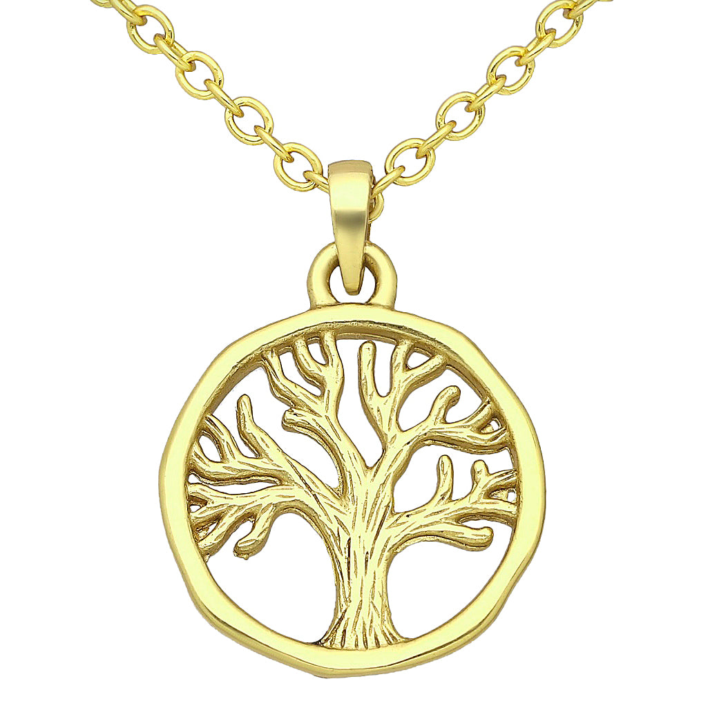 Bibie™ Lila Sterling Silver Tree of Life Pendant Necklace – Symbol of Growth &amp; Strength
