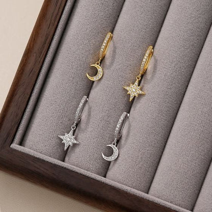 ZarZar – Sterling Silver &amp; Gold Vermeil Huggie Earrings | Bibie™