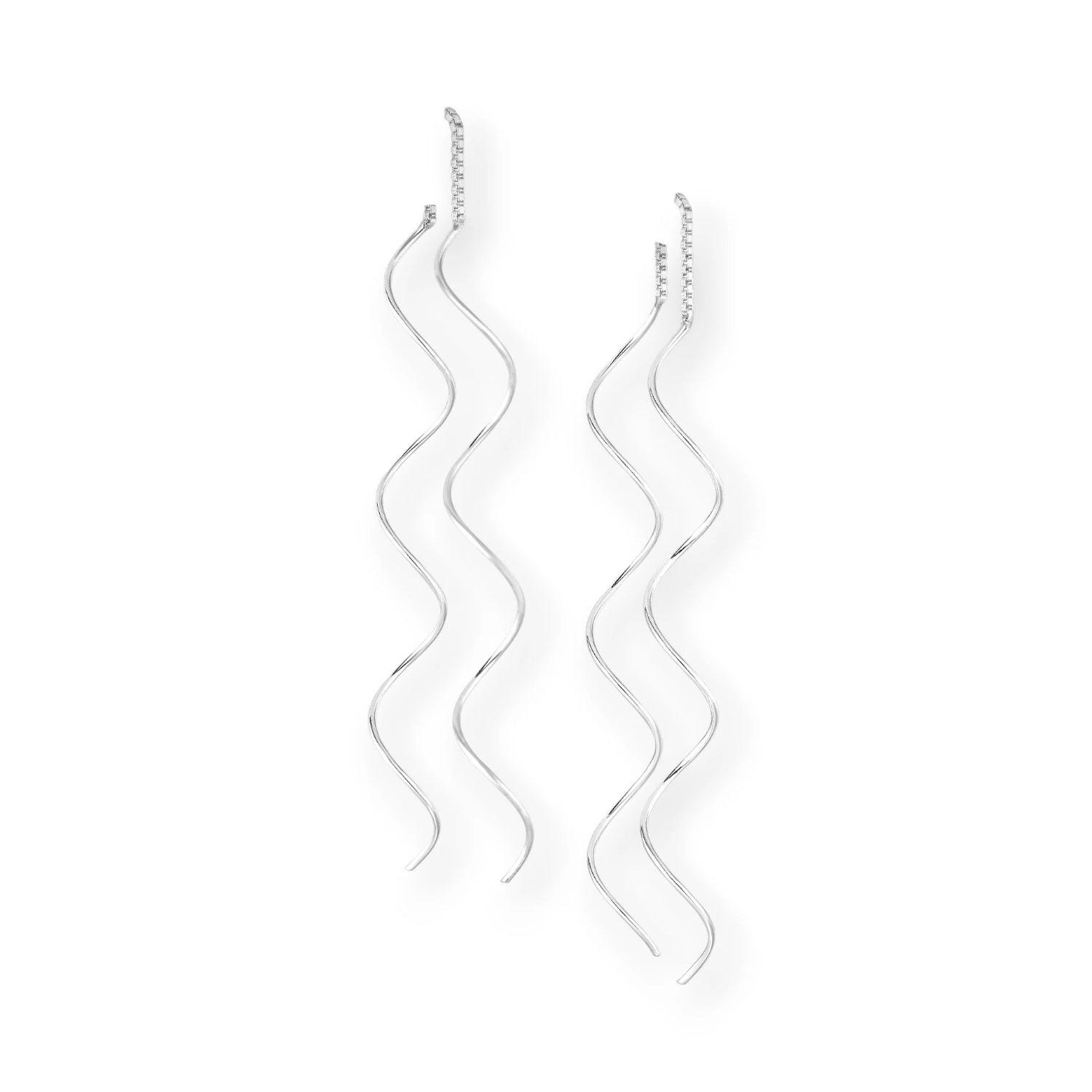 Arie – 925 Sterling Silver Threader Earrings