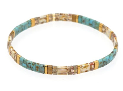 Bibie™ Kindred Japanese Tila Bead Bracelet