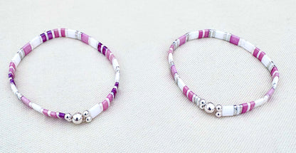 Bibie™ Kira Sterling Silver &amp; Natural Stone Anklet