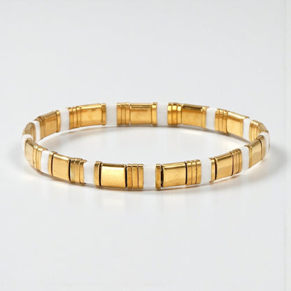 Kindred Japanese Tila Bead Bracelet