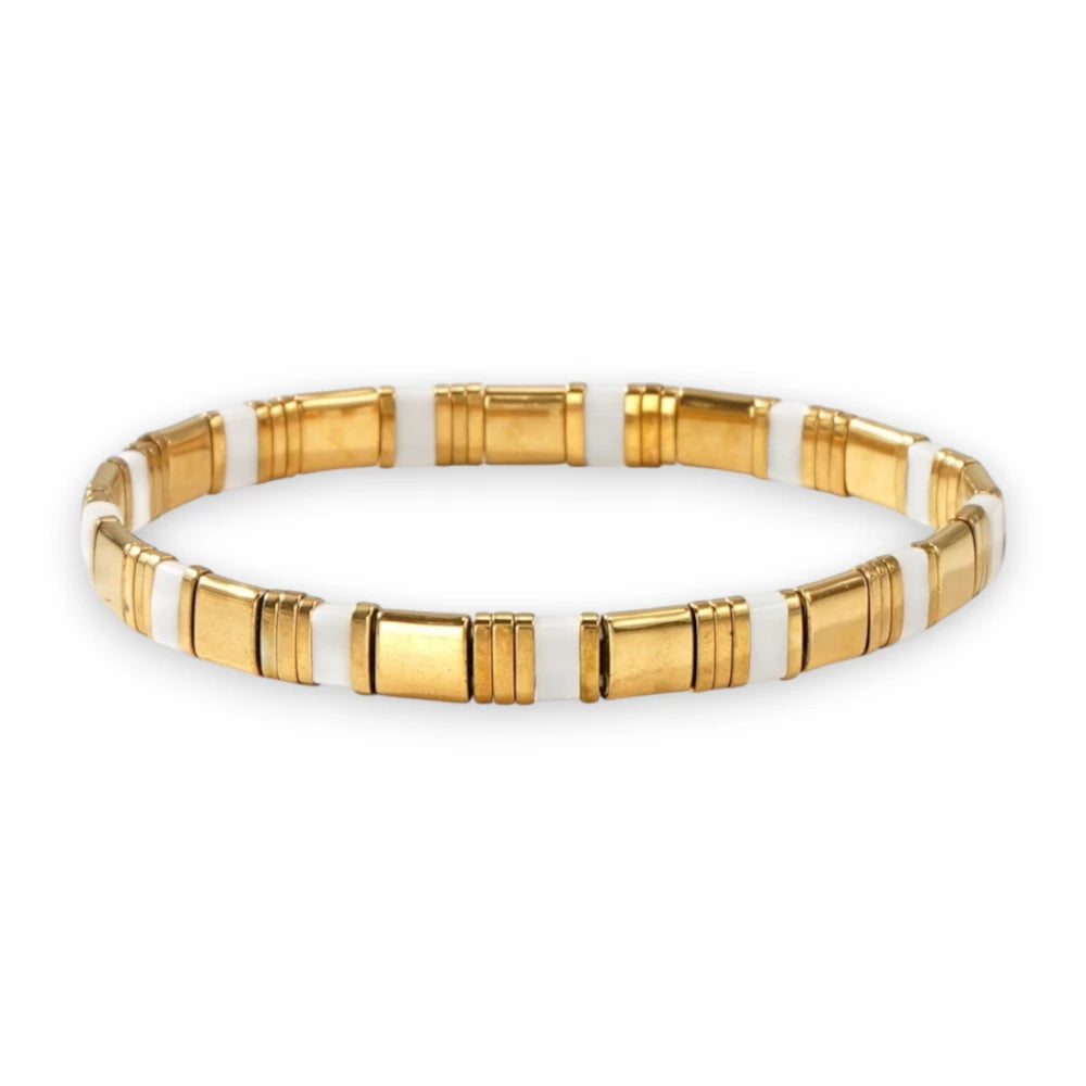 Kindred Japanese Tila Bead Bracelet