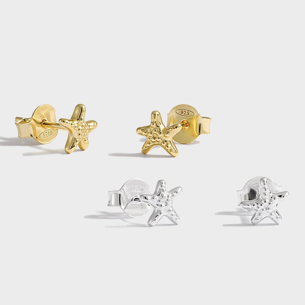 Carys – Bibie™ Sterling Silver Starfish Stud Earrings