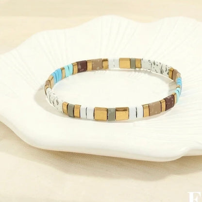 Bibie™ Kindred Japanese Tila Bead Bracelet