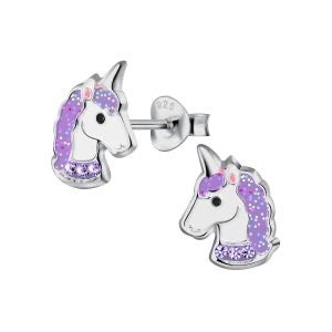 Della – Sterling Silver Stud Earrings (10–12mm) | Bibie™