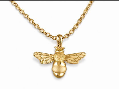 Bibi 3D Bee Pendant Necklace