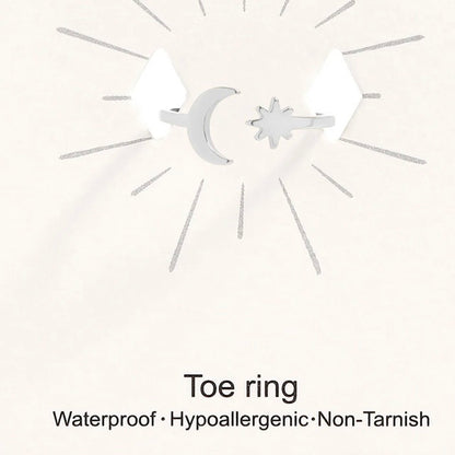 Waterproof Stainless Steel Toe Rings|Minimalist Jewellery