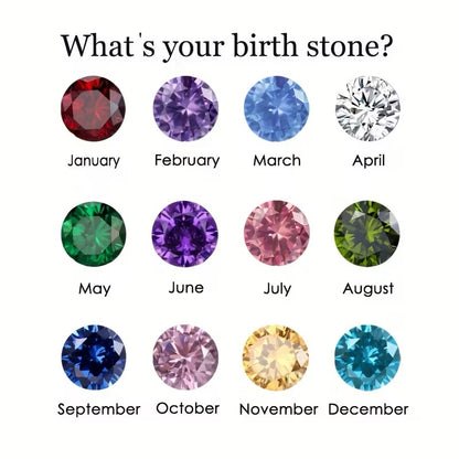 Sterling Silver Birthstone Earrings UK Stud Jewellery Gifts | Bibie