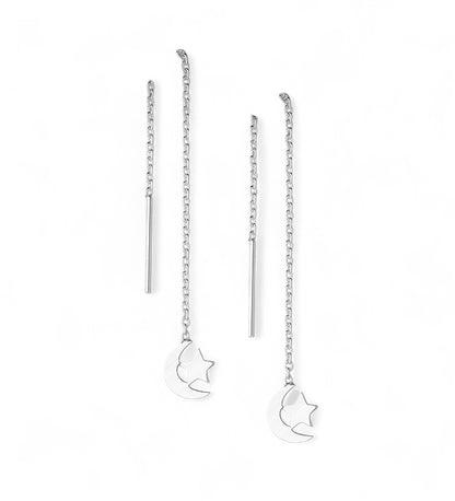 Ariandre – Sterling Silver Threader Drop Earrings