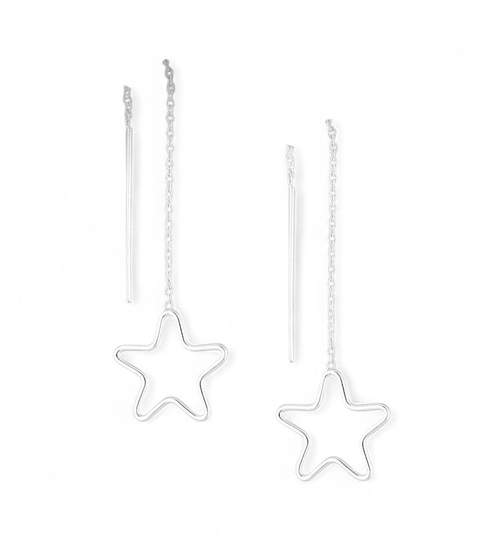 Ariandre – Sterling Silver Threader Drop Earrings