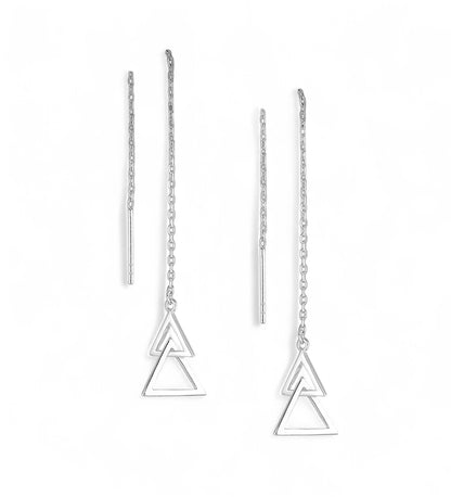 Ariandre – Sterling Silver Threader Drop Earrings